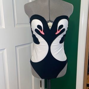 Betsey Johnson Swan Baithing suit